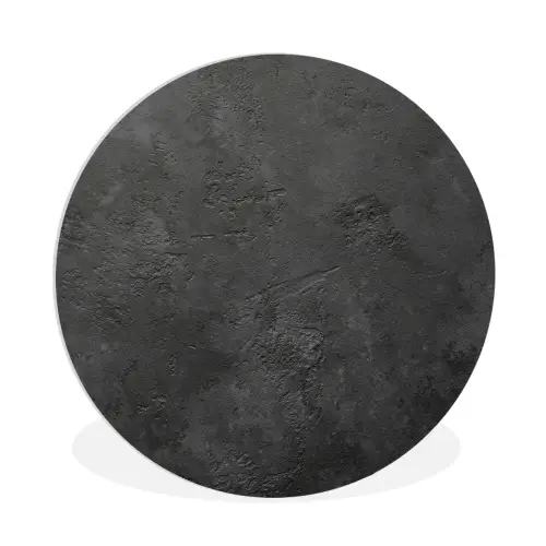Beton - Structuur - Industrieel Wandcirkel kunststof plaat 5mm dik klein -3d