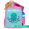 Octopus - Water - Blauw Kinderrugzak - Roze middel -inhoud_NL