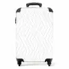 Grafisch - Patroon - Modern -  Schuin NBS - Handbagage koffer - Kinderen Unisex middel 644 -productfoto_recht