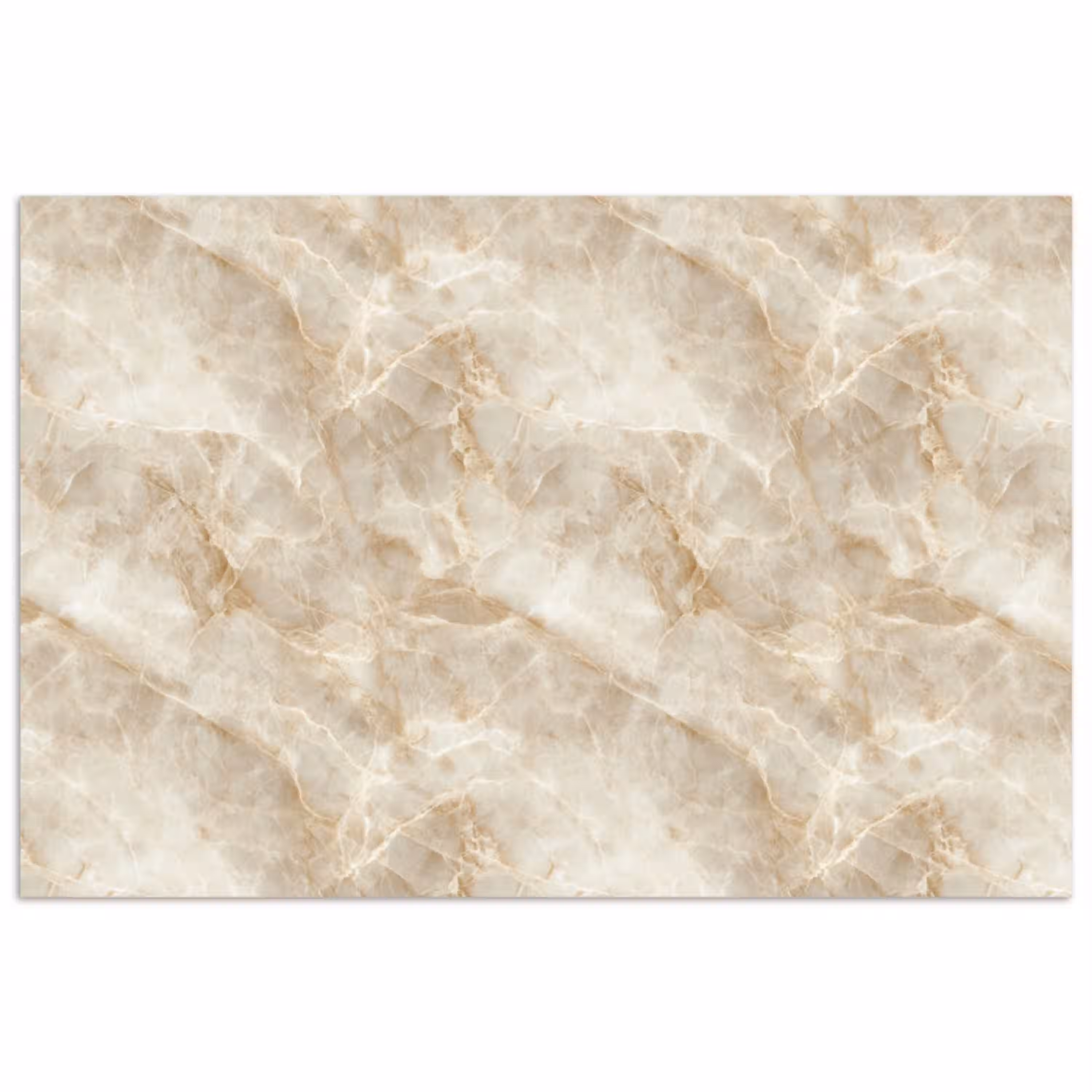 Lichtbeige - Onyx - Subtiel poster papier klein 62 -3d