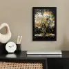 Boom - Zwart - Goud - Wit - Modern fotolijst zwart zonder passe partout klein -sfeer1