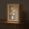 Oude meesters - Bloemen - Balthasar van der Ast Light Box met kabel (Tafellamp) klein -z3d_website