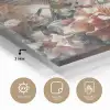 Kolibrie - Vogels - Bloemen - Natuur plexiglas 5mm klein -sfeer2