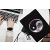 Yin-Yang - Cirkel - Regenboog laptophoes neopreen klein -bureau