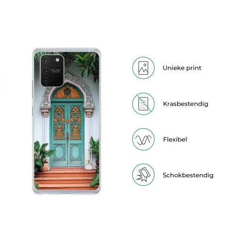 Deur - Patronen - Planten Telefoonhoesje Samsung Galaxy S10 Lite klein -specsS10Lite