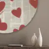 Hartjes - Krant - Loveyou Akoestische PET Vilt - Rond klein -sfeer5_closeup