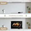 Ui - Groente - Bruin - Water - Zwart keuken achterwand spatscherm klein -voor_na_FR