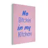 Quote - Blauw - Lettertype - Keuken PET vilt klein -3d