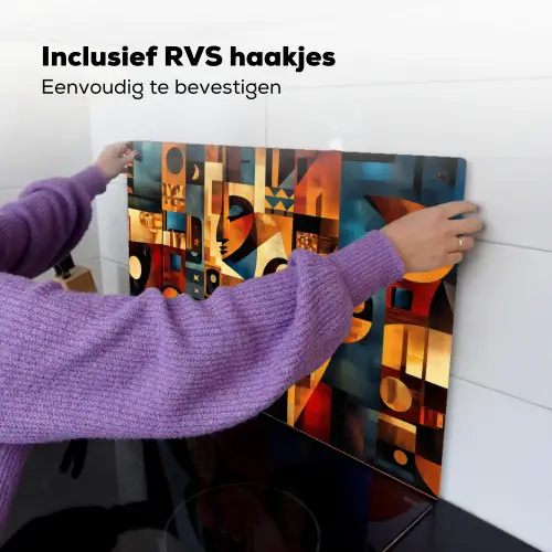 Figuren - Abstract - Symbolen Inductie beschemer met haakjes klein -ky-ophangen-nl
