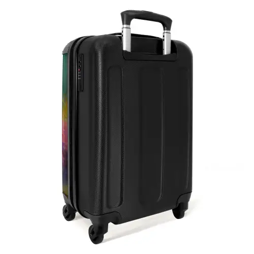 Olieverf kunstwerk van een liggende tijger NBS - Handbagage koffer - Unisex middel -achterkant