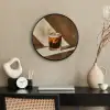 Glas - Ijskoffie - Schaduw - Bruin Fotolijst rond zonder passe partout klein -sfeer1