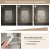 Amandelbloesem - Kunst - Van Gogh - Grijs Light Box met kabel (Tafellamp) klein -USP_dimbaarNL