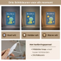 Dino - Ruimte - Planeten Light Box met kabel (Kinderlampje) klein -USP_lichtkleurNL