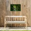 Waterval in het Regenwoud Tuinposter op houten frame 2 cm dik klein -sfeer4