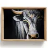 Stier - Hoorns - Snuit - Goud Dienblad Rechthoek middel -z3d_shopping