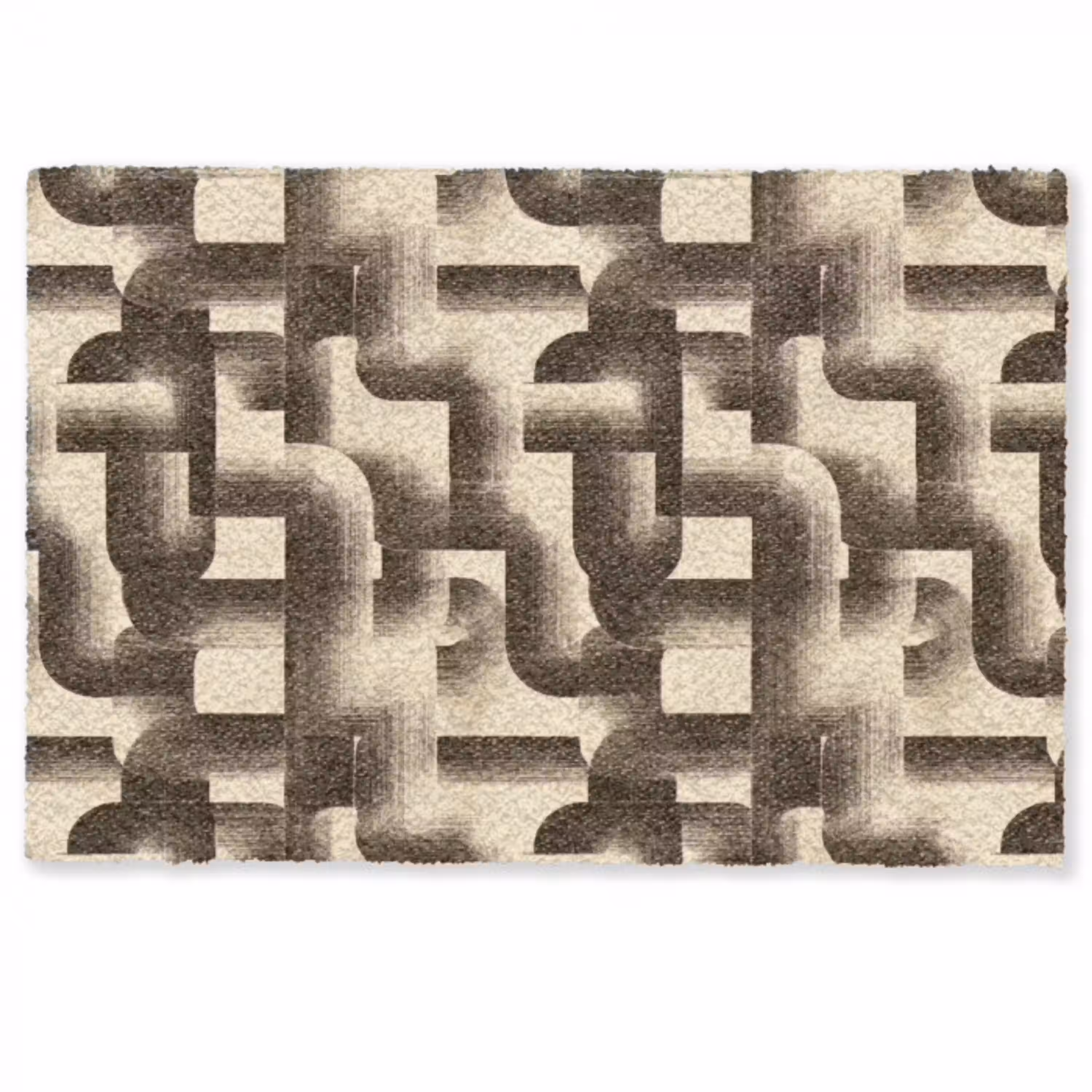 Abstract - Retro - Zwart Deurmat klein 898 -zkaufland3d