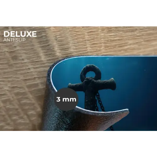 Anker - Ijzer - Zeebodem - Zand Placemat vinyl groot -closeup