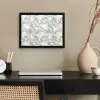 Boho - Jungle - Bloemen - Bladeren fotolijst zwart zonder passe partout klein -sfeer1
