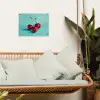 Kersen - Rood - Drie - Geverfd tuinposter los doek klein -sfeer7
