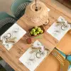 Bloem - Hout - Tarwe Placemat vinyl groot -zzsfeer5_Kitchenyeah-website