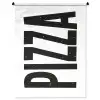 Pizza - Japandi - Decoratie - Vintage Wandkleed katoen middel -zz3d