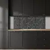 Terrazzo -  Patroon - Zwart - Wit keuken achterwand 2 middel 871 -sfeer1