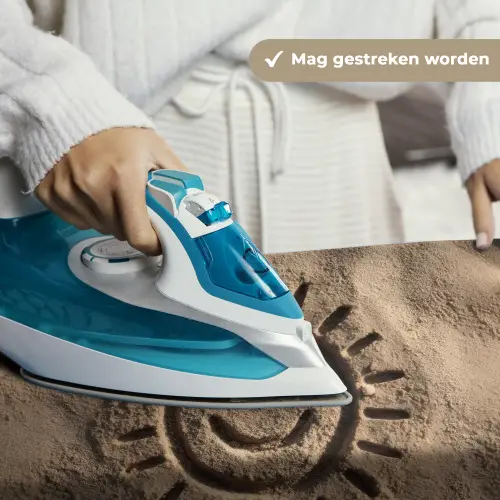 Gezichtje - Zon - Zand - Getekend Wandkleed katoen klein -sfeer9