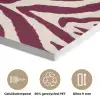 New era - Bordeaux - Zebraprint PET vilt klein -closeup_NL