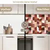 Geometrie - Modern - Retro keuken achterwand 2 middel 871 -voor-na2_DE