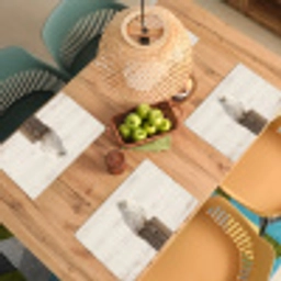 Sneeuwuil - Paal - Winter - Portret - Majestueus Placemat vinyl groot -zzsfeer5_Kitchenyeah-website