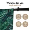 Bladeren - Jungle - Tropical Wandkleed katoen klein -sfeer2