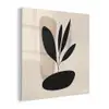 Plant - Beige - Japandi plexiglas 5mm klein -z3d
