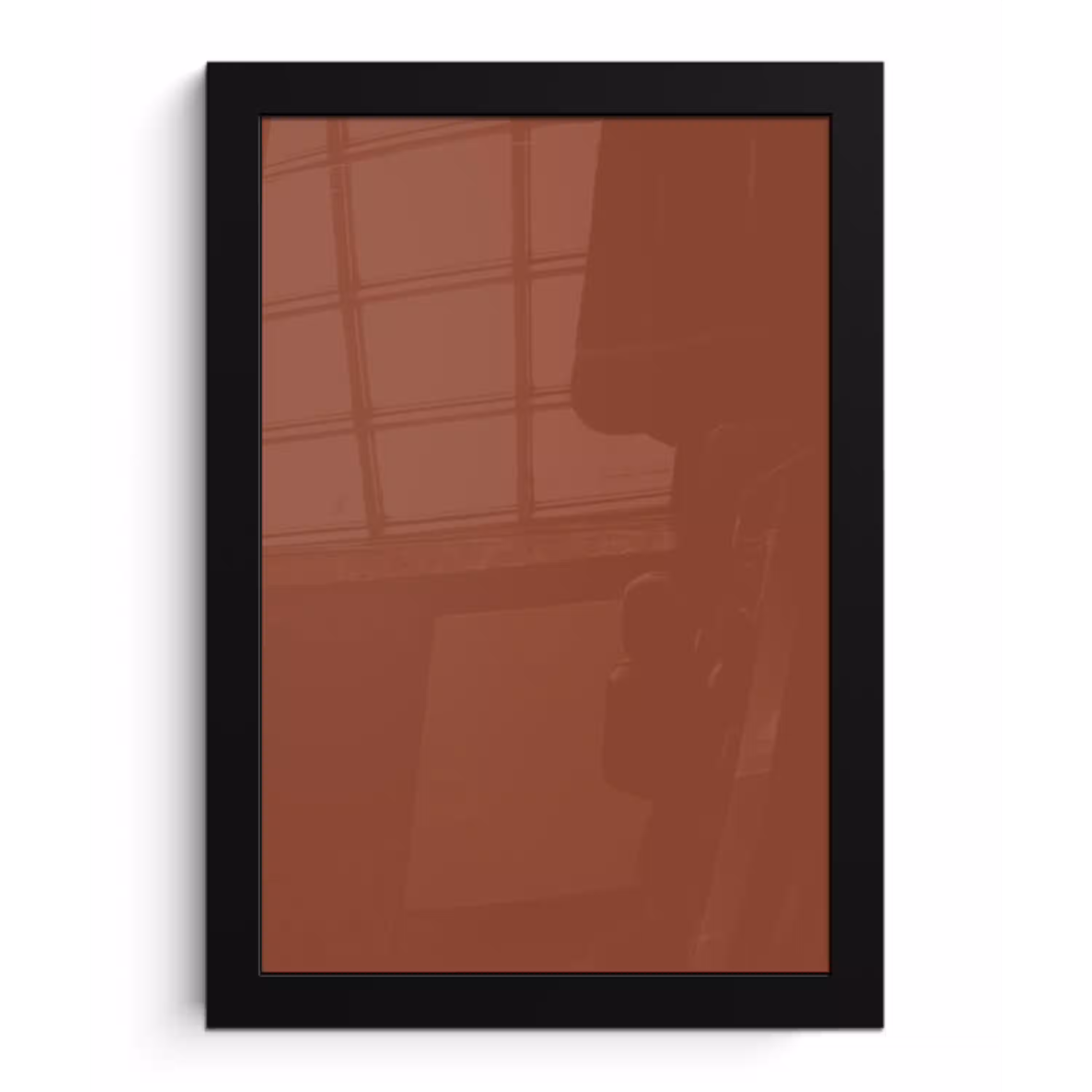 Burnt - Mahogany - Terracotta fotolijst zwart zonder passe partout klein 224 -3d