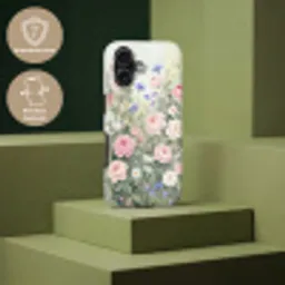 Bloemen - Tuin - Natuur - Kleurrijk Toughcase MagSafe Apple iPhone 17 klein -USP_PrintM_NL