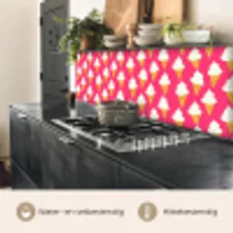 Softijs - Horentje - Roze keuken achterwand 2 middel 871 -usp_NL