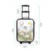 Alpaca avontuur Kinderkoffer - Zwart klein -productfoto_formaten