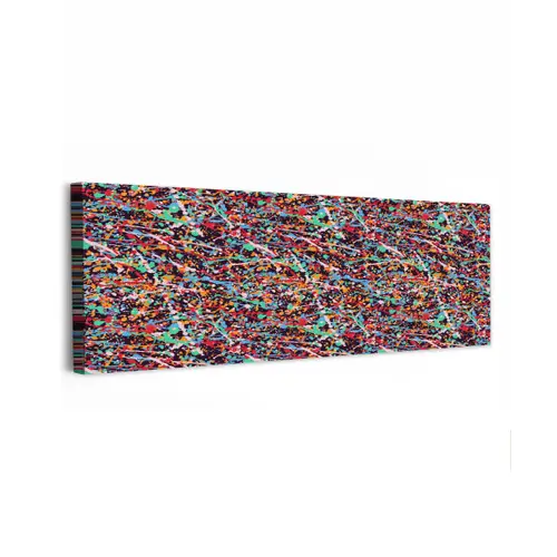 Spat - Abstract - Waterverf - Multi canvas 2cm klein 828 -z3d