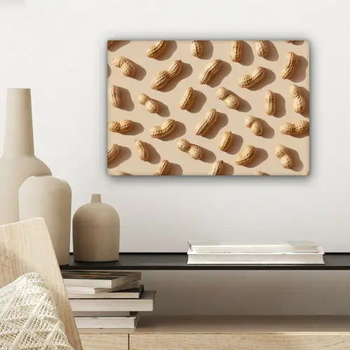 Pinda's - Patroon - Beige canvas 2cm klein -sfeer6