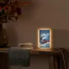 Trein - Kerst - Sneeuw - Kersttrein Light Box met kabel (Tafellamp) klein -sfeer4
