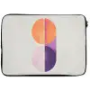 Cirkels - Abstract - Paars laptophoes neopreen klein -zkaufland3dotto