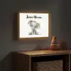 Olifant - Baby dier Light Box met batterij (Wandlamp kind) middel -sfeer5_kind