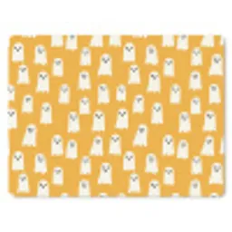 Halloween - Spookjes - Oker muismat rubber klein 262 -3d