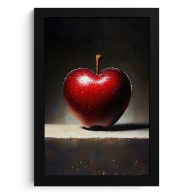 Apple - Hart - Rood KitchenYeah - Keuken - Fotolijst klein -3d