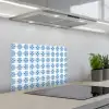 Zee - Sfeer - Blauw - Wit keuken achterwand spatscherm klein 900 -3d_schuin