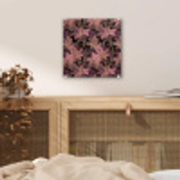 Lelies - Patroon - Paars - Goud plexiglas 5mm klein 11 -sfeer4