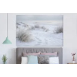 Duinen - Sneeuw - Strand - Winter - Serene forex 5mm xxl -slaapkamer