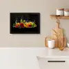 Paprika - Water - Groente - Zwart KitchenYeah - Keuken - Fotolijst klein -sfeer1