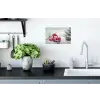 Auto - Rood - Cadeaus - Winter - Sneeuw - Kerst Muursticker klein -keuken