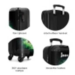 Voetbal on fire NBS - Handbagage koffer - Kinderen Unisex middel zzzzzzzbolletjes_NL