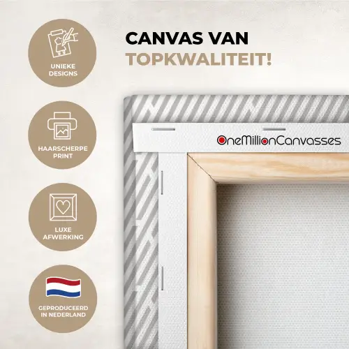 Grafisch - Patroon - Modern canvas 2cm xxl 828 -sfeer2